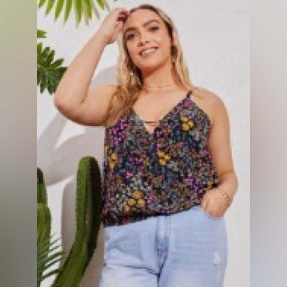 Shein flower blouse shirt